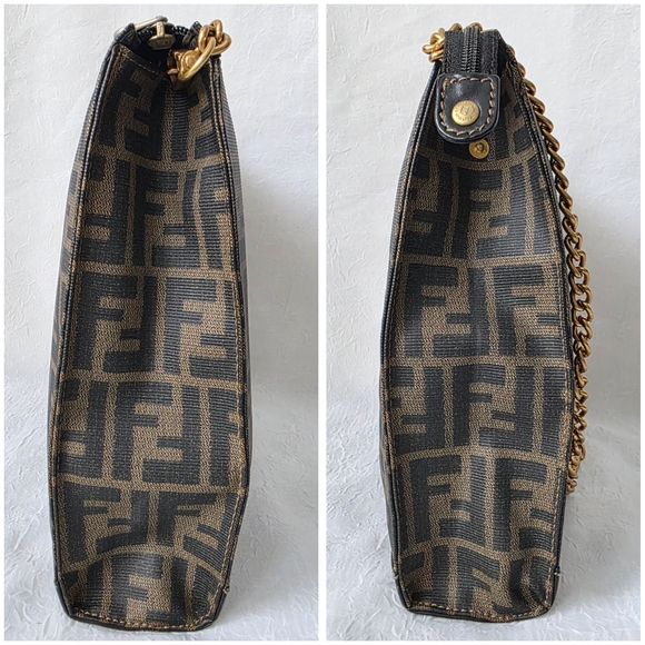 Auth Fendi Zucca FF Monogram Clutch Bag - Picture 8 of 9